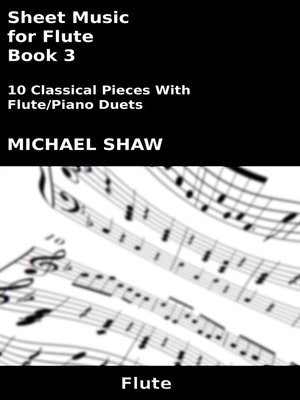 cover image of Sheet Music for Flute